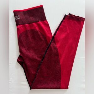 PINK Victoria's Secret Red Seamless leggings